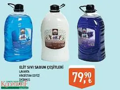 TARIM KREDİ BİRLİK ELİT SIVI SABUN ÇEŞİTLERİ 4 L TARIM KREDİ BİRLİK ELİT SIVI SABUN ÇEŞİTLERİ 4 L